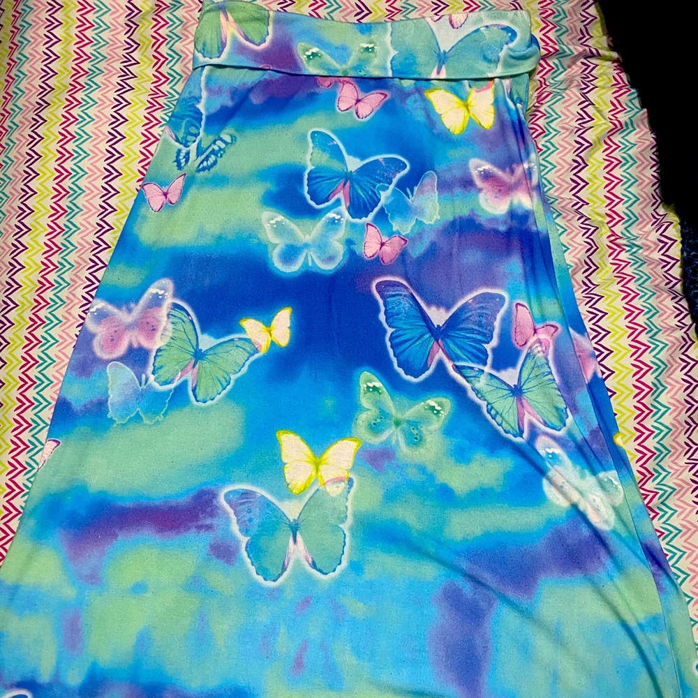 Full Length Justice Butterfly Skirt
